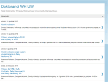 Tablet Screenshot of doktoranci-wh.blogspot.com