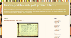 Desktop Screenshot of genealogicalhistoryresearch.blogspot.com