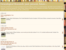 Tablet Screenshot of genealogicalhistoryresearch.blogspot.com