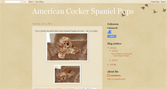 Desktop Screenshot of akccockerpups.blogspot.com