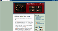 Desktop Screenshot of fourlittletomsandamom.blogspot.com
