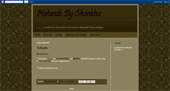 Desktop Screenshot of mehendibyshonkho.blogspot.com