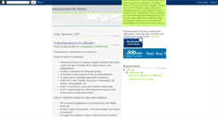 Desktop Screenshot of employmentforfelons.blogspot.com