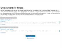 Tablet Screenshot of employmentforfelons.blogspot.com