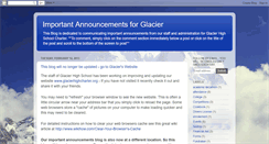 Desktop Screenshot of glaciercharter.blogspot.com