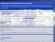 Tablet Screenshot of glaciercharter.blogspot.com