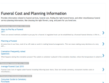 Tablet Screenshot of funeralinformation.blogspot.com