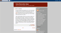 Desktop Screenshot of homerenovationideas.blogspot.com
