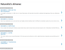 Tablet Screenshot of naturalistsalmanac.blogspot.com