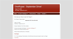 Desktop Screenshot of onerupeeoneday.blogspot.com