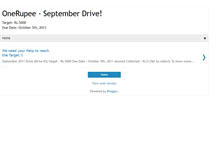 Tablet Screenshot of onerupeeoneday.blogspot.com