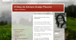 Desktop Screenshot of adrianaaraujopeixoto.blogspot.com