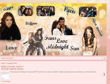 Tablet Screenshot of fans-love-midnight-sun.blogspot.com