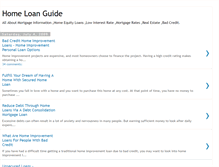 Tablet Screenshot of homeloan-guide.blogspot.com