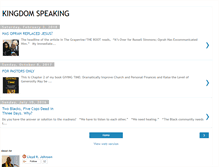 Tablet Screenshot of kingdomspeaking.blogspot.com