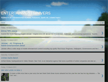Tablet Screenshot of entertainmentunivers.blogspot.com