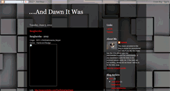 Desktop Screenshot of anddawnitwas.blogspot.com