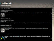 Tablet Screenshot of lexnaturalis.blogspot.com