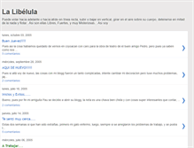Tablet Screenshot of lasalasdelalibelula.blogspot.com