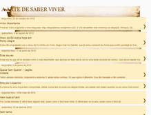 Tablet Screenshot of aartedesaberviver.blogspot.com