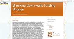 Desktop Screenshot of breakingdownwallsbuildingbridges.blogspot.com