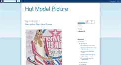 Desktop Screenshot of hot-model-picture.blogspot.com