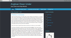Desktop Screenshot of anglicandownunder.blogspot.com