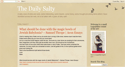 Desktop Screenshot of dailysalty.blogspot.com