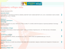 Tablet Screenshot of optometrycollegesindia.blogspot.com