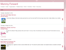 Tablet Screenshot of mommyforward.blogspot.com