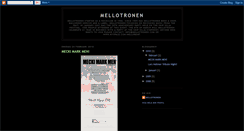 Desktop Screenshot of mellotronen.blogspot.com