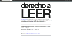 Desktop Screenshot of derechoaleer.blogspot.com