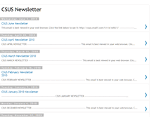 Tablet Screenshot of csusnewsletter.blogspot.com
