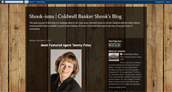 Desktop Screenshot of coldwellbankershooksblog.blogspot.com