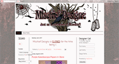 Desktop Screenshot of mischiefdesignz.blogspot.com