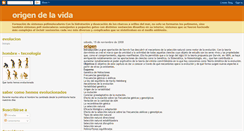 Desktop Screenshot of origendelavida-charyflor.blogspot.com