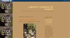 Desktop Screenshot of libertychurchofchrist.blogspot.com