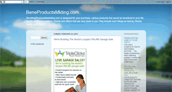 Desktop Screenshot of beneficialproductsmarketing.blogspot.com