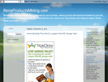 Tablet Screenshot of beneficialproductsmarketing.blogspot.com