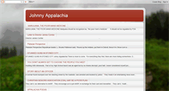 Desktop Screenshot of johnnyappalachia.blogspot.com