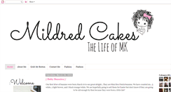 Desktop Screenshot of mildredcakes.blogspot.com