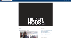 Desktop Screenshot of houseofhilden.blogspot.com