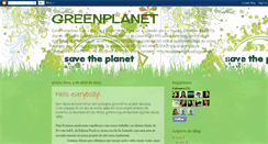 Desktop Screenshot of evangelicagreenplanet.blogspot.com