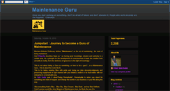 Desktop Screenshot of maintenance-guru.blogspot.com