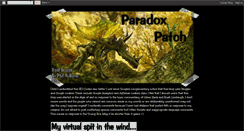 Desktop Screenshot of paradoxpatch.blogspot.com