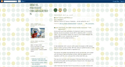 Desktop Screenshot of ibmslprotest.blogspot.com