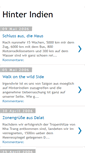 Mobile Screenshot of hinterindien.blogspot.com