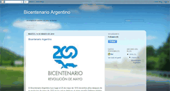 Desktop Screenshot of bicentenarioargentino1810-2010.blogspot.com