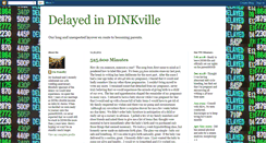 Desktop Screenshot of delayed-in-dinkville.blogspot.com