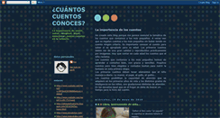 Desktop Screenshot of cuantoscuentosconoces.blogspot.com